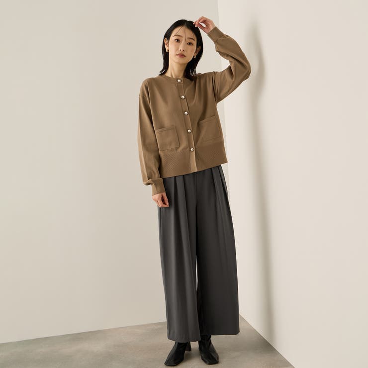 ナシジストレッチ2タックワイドパンツ≪手洗い可能≫ | ketty | 詳細画像7 