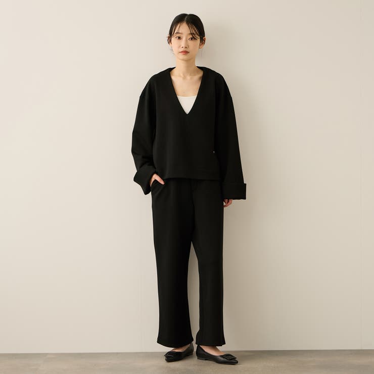 フリースバックダンボールワイドパンツ≪手洗い可能≫ | ketty | 詳細画像3 