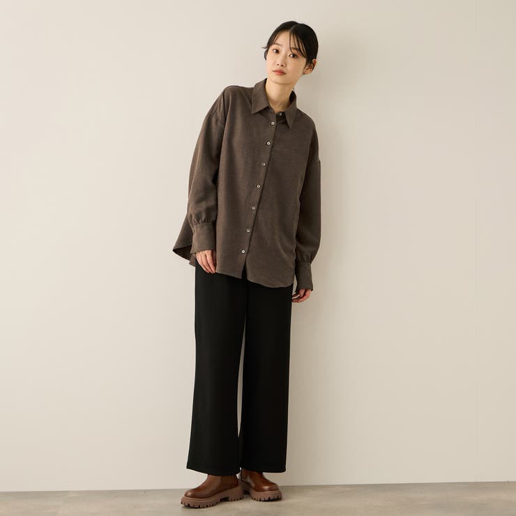 フリースバックダンボールワイドパンツ≪手洗い可能≫ | ketty | 詳細画像5 