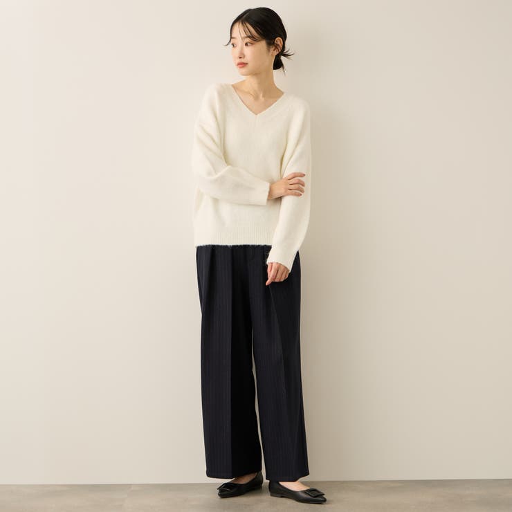 ウールライクストレッチ2タックパンツ≪手洗い可能≫ | ketty | 詳細画像4 