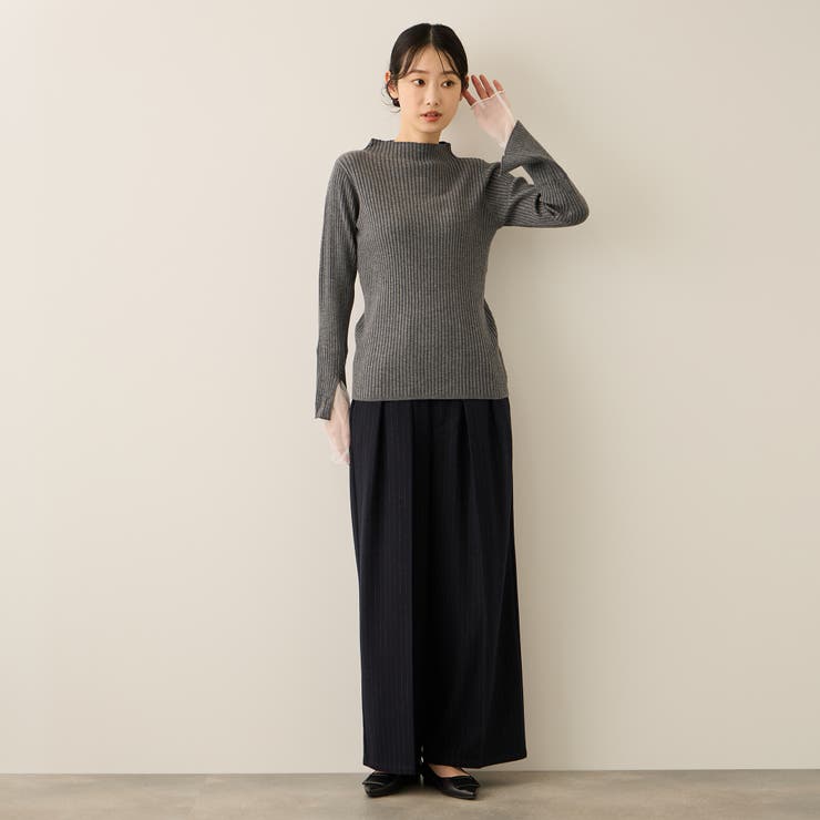 ウールライクストレッチ2タックパンツ≪手洗い可能≫ | ketty | 詳細画像5 