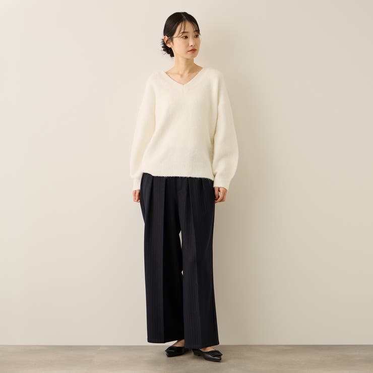 ウールライクストレッチ2タックパンツ≪手洗い可能≫ | ketty | 詳細画像6 