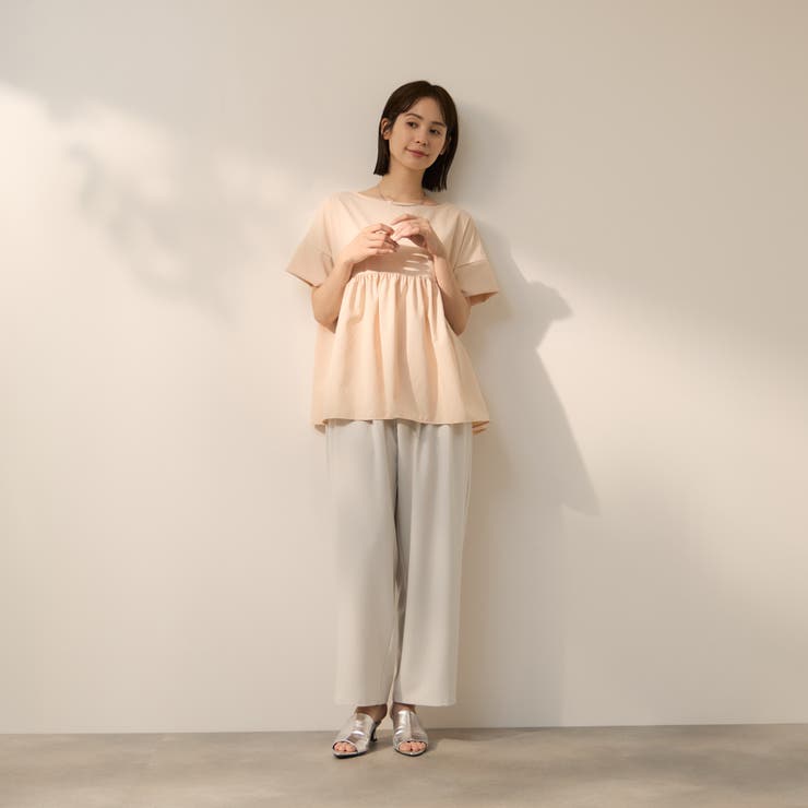 2WAYメランジツイルタックワイドパンツ | ketty | 詳細画像6 