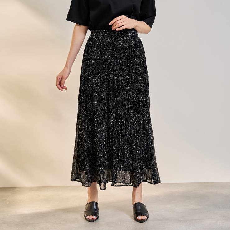 ランダムドットマジョリカプリーツスカート | ketty | 詳細画像1 