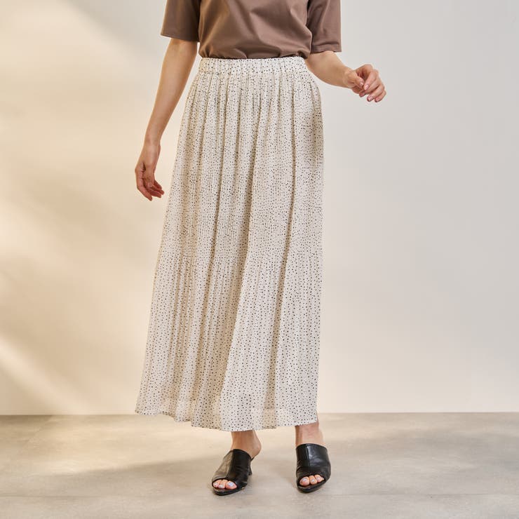 ランダムドットマジョリカプリーツスカート | ketty | 詳細画像2 