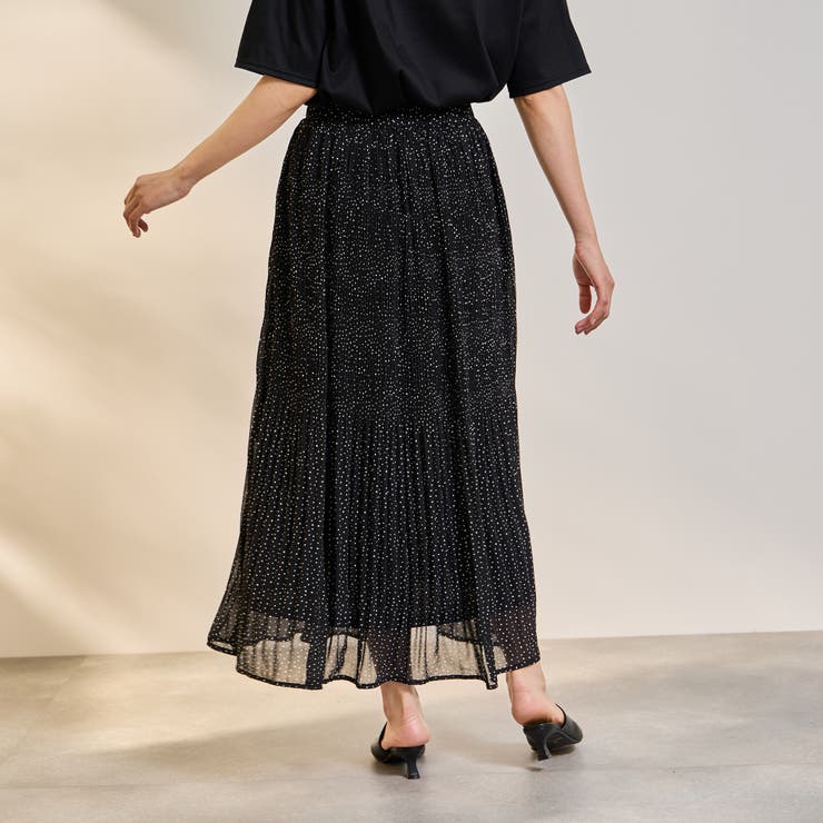 ランダムドットマジョリカプリーツスカート | ketty | 詳細画像3 