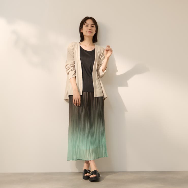 シフォングラデーションプリーツスカート | ketty | 詳細画像8 