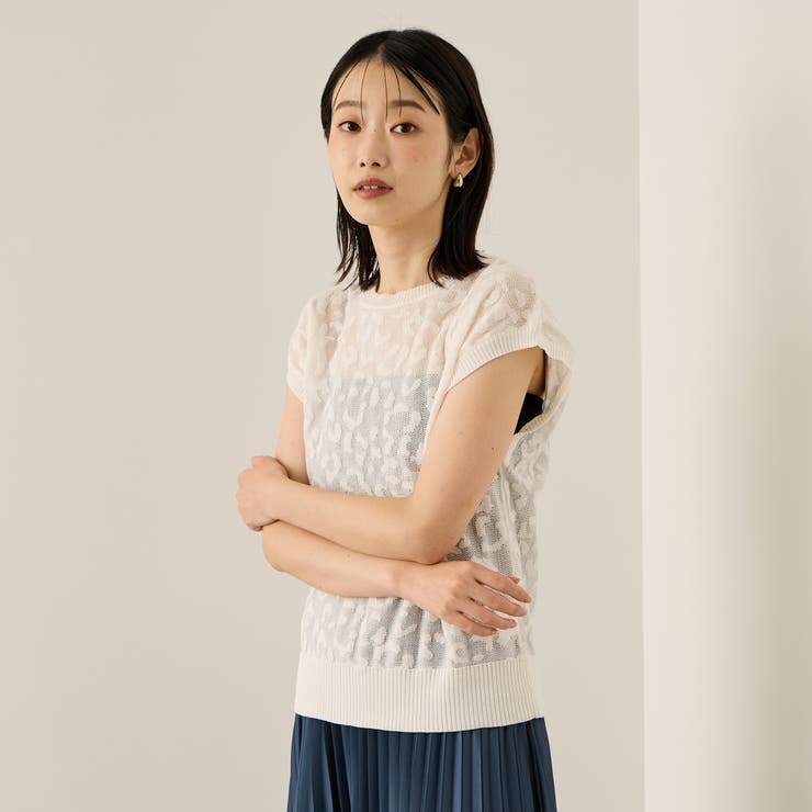 レオパードジャガードニット≪手洗い可能≫ | ketty | 詳細画像8 