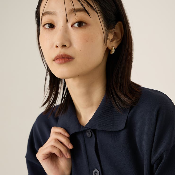 スポンディッシュポロニットトップス≪手洗い可能≫ | ketty | 詳細画像10 