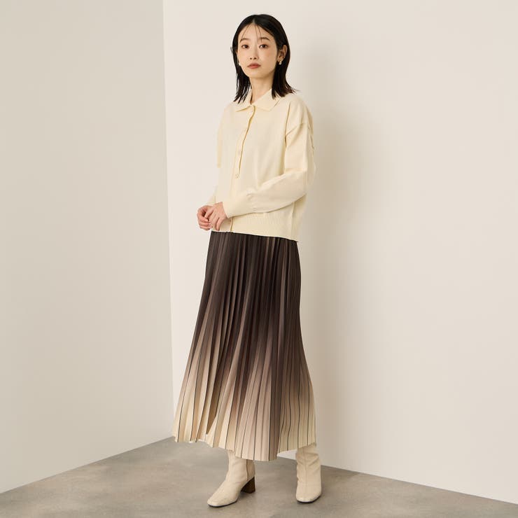 スポンディッシュポロニットトップス≪手洗い可能≫ | ketty | 詳細画像3 