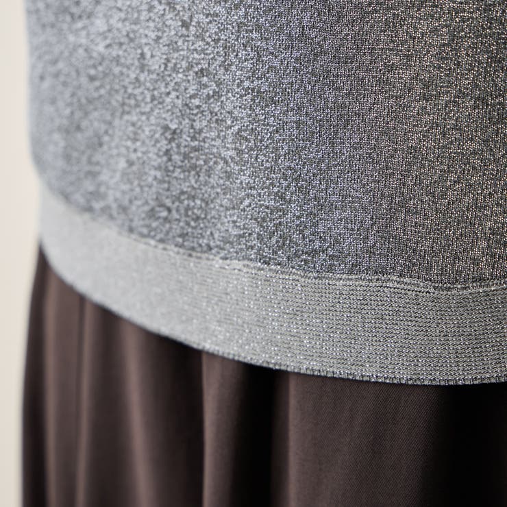 エアリーグリッターラウンドヘムニット≪手洗い可能≫ | ketty | 詳細画像7 