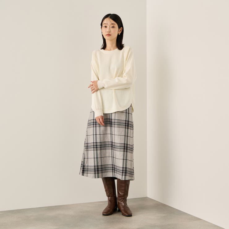 エアリーグリッターラウンドヘムニット≪手洗い可能≫ | ketty | 詳細画像4 