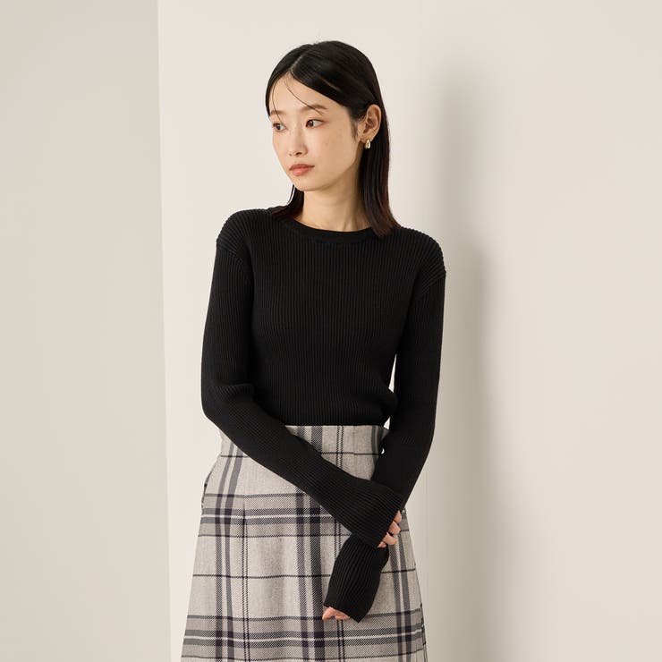 調温クルーネックニット≪手洗い可能≫ | ketty | 詳細画像2 