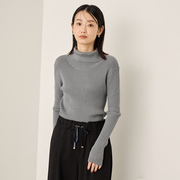 調温バックボタンハイネックニット≪手洗い可能≫ | ketty | 詳細画像12 