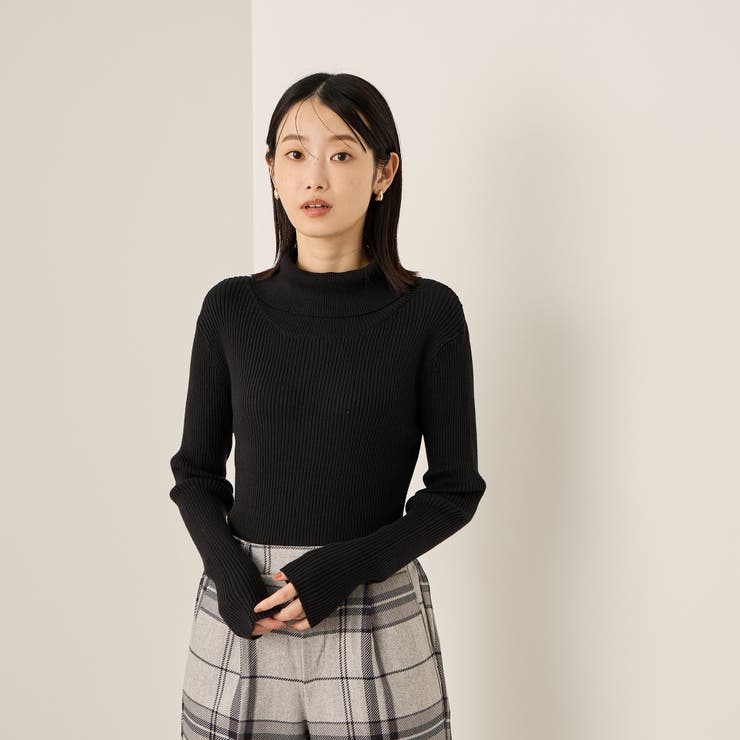 調温バックボタンハイネックニット≪手洗い可能≫ | ketty | 詳細画像2 