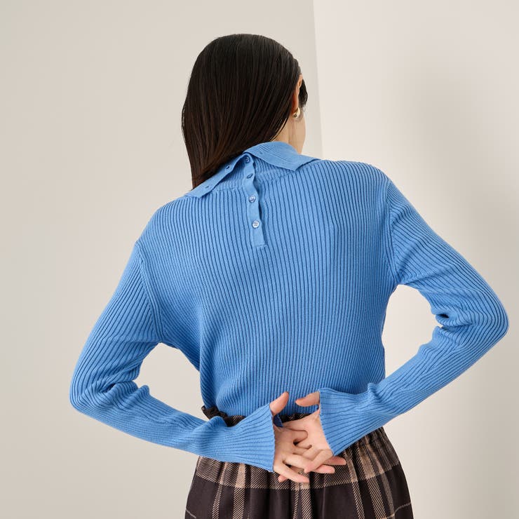調温バックボタンハイネックニット≪手洗い可能≫ | ketty | 詳細画像9 