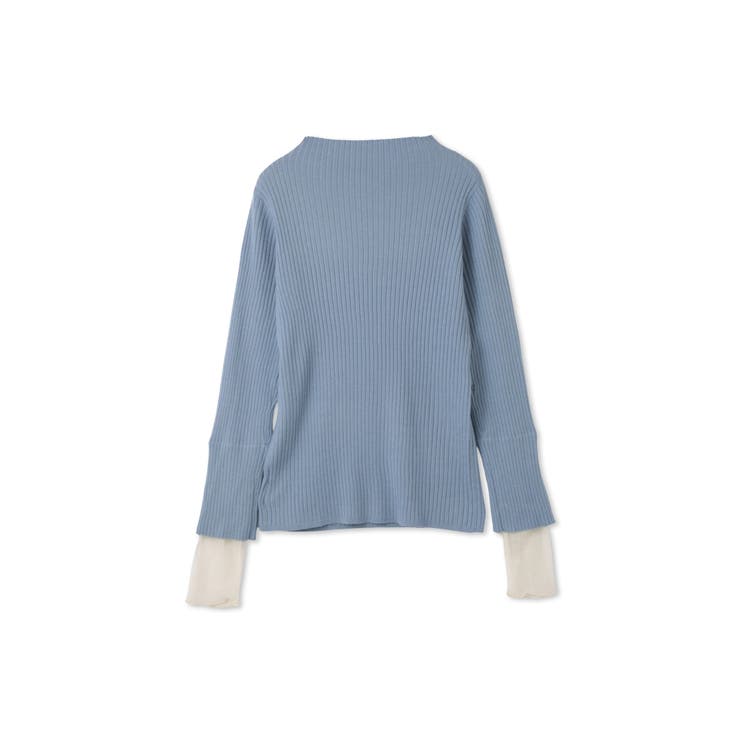 シアーカフレイヤードフウニットプルオーバー≪手洗い可能≫ | ketty | 詳細画像16 