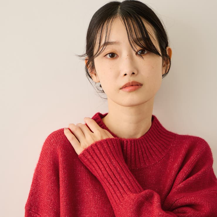 ヤクライクモックネックニットプルオーバー | ketty | 詳細画像6 