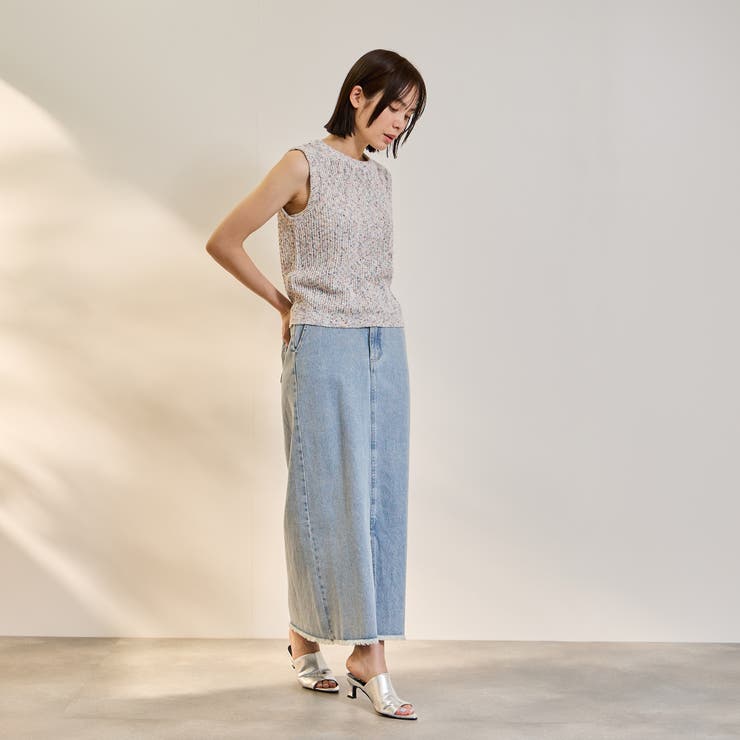 ミックスコイルクロップドニットベスト | ketty | 詳細画像8 