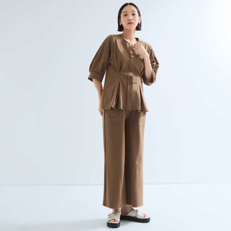 CICA配合サークルストレッチブラウス≪セットアップ対応/洗濯機で洗える≫ | ketty | 詳細画像5 