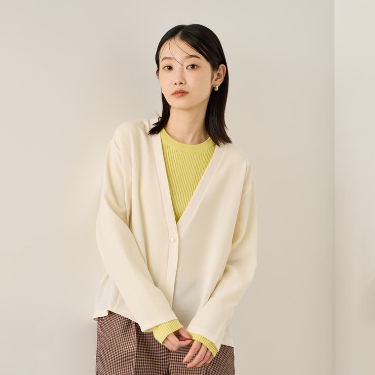 アイボリー | ≪日本製≫ ドライカルゼTEXカーディガン≪手洗い可能≫ | ketty