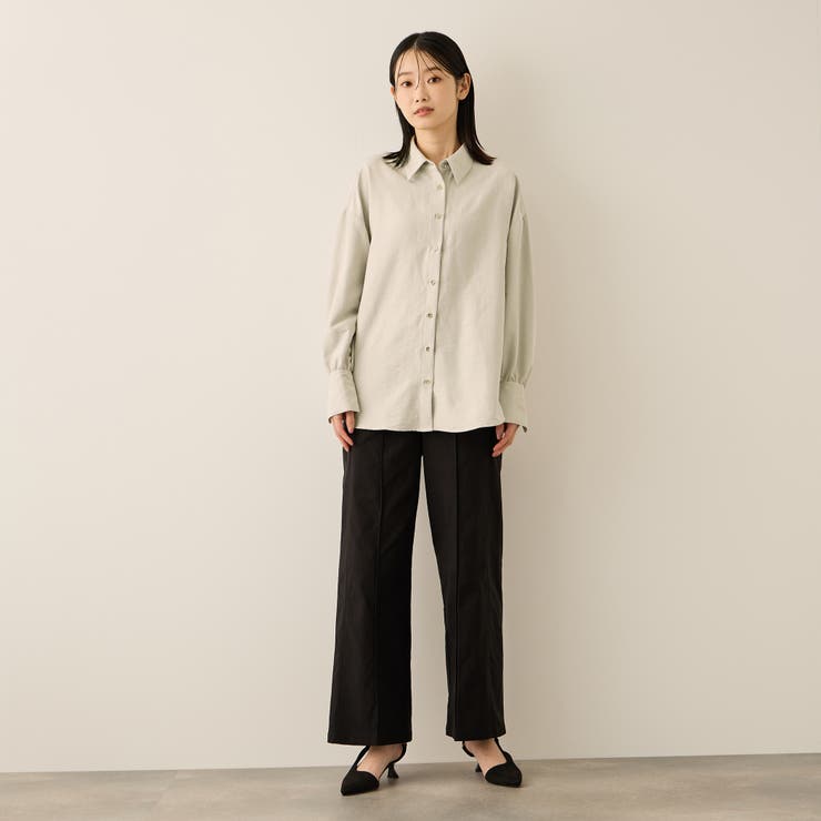 サテンピーチバックギャザーブラウス≪手洗い可能≫ | ketty | 詳細画像10 