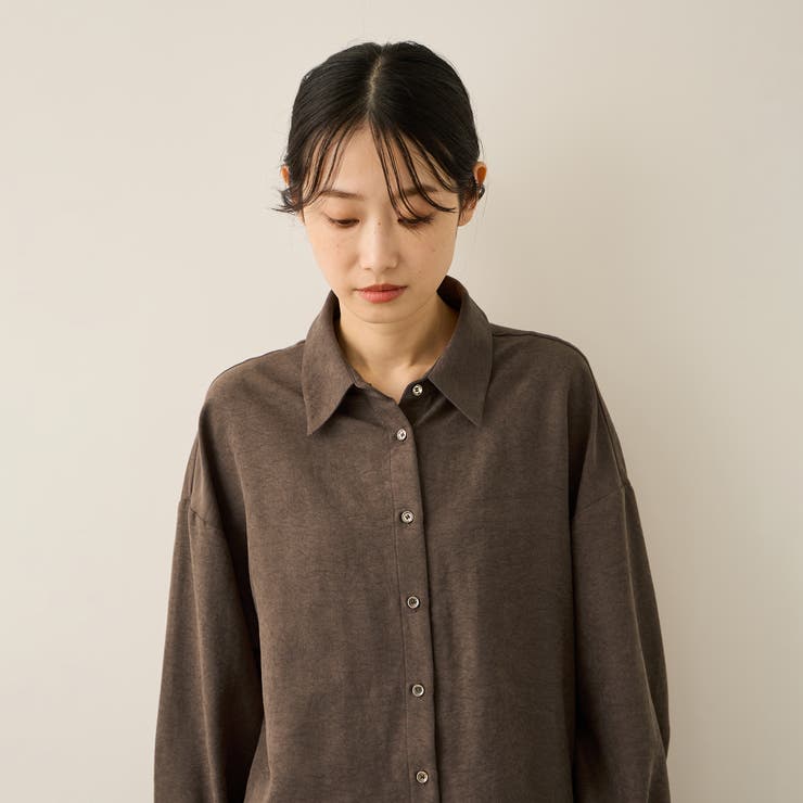 サテンピーチバックギャザーブラウス≪手洗い可能≫ | ketty | 詳細画像6 