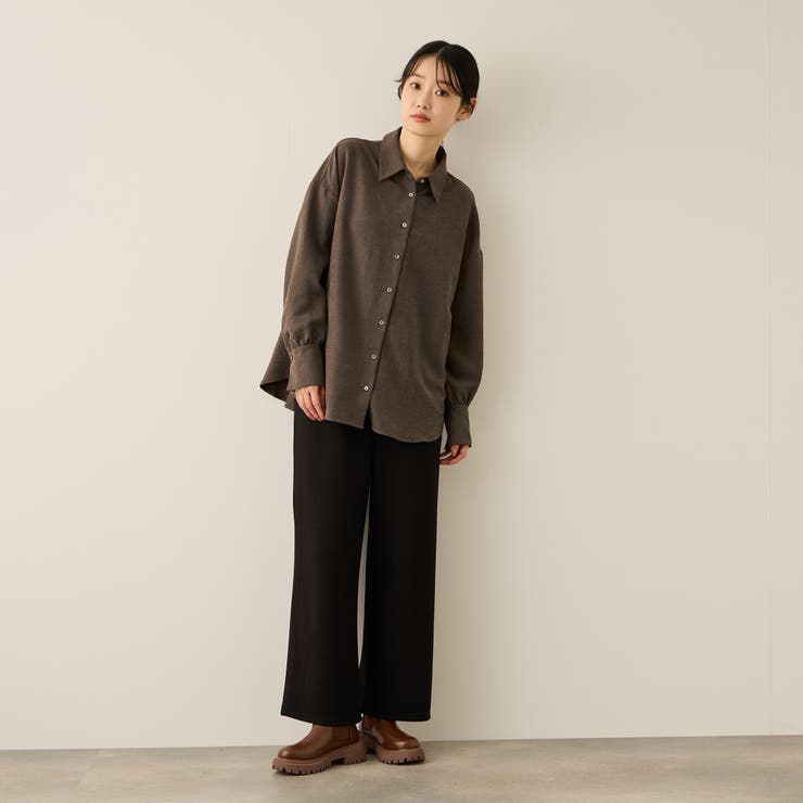 サテンピーチバックギャザーブラウス≪手洗い可能≫ | ketty | 詳細画像8 