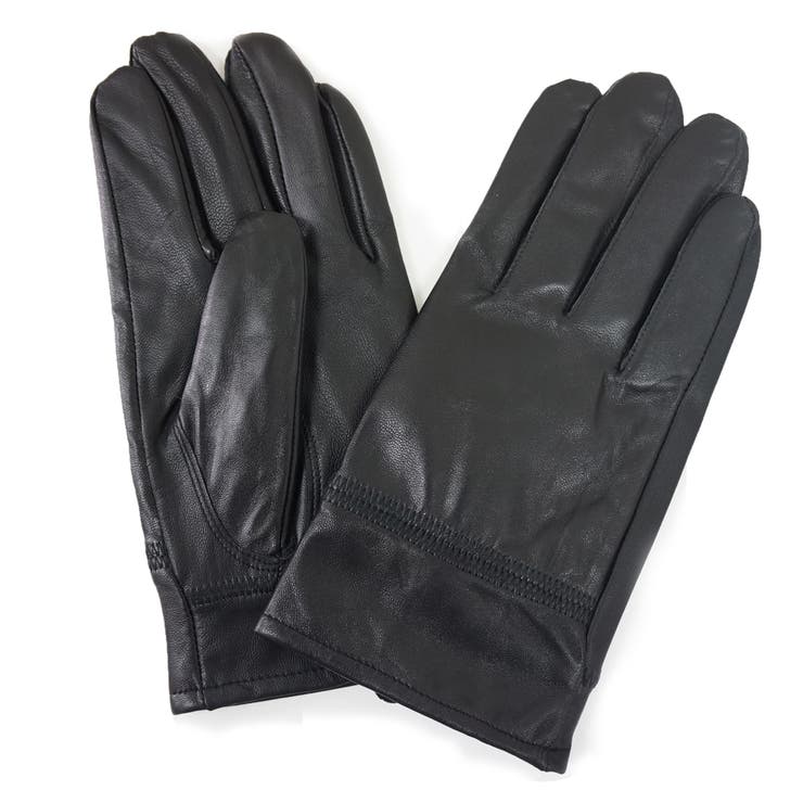 手袋メンズレザー革黒グローブキーズKeys-003