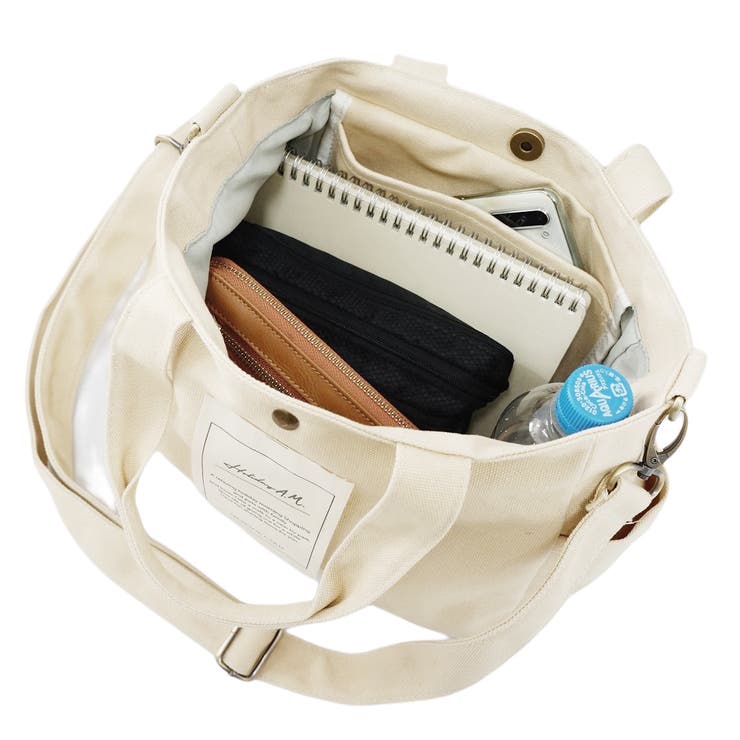 バッグ ショルダーバッグ メッセージラベル キャンバスバッグ | KEYS  | 詳細画像8 