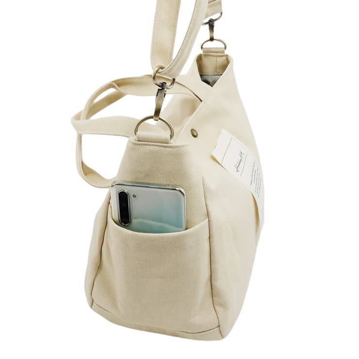 バッグ ショルダーバッグ メッセージラベル キャンバスバッグ | KEYS  | 詳細画像9 