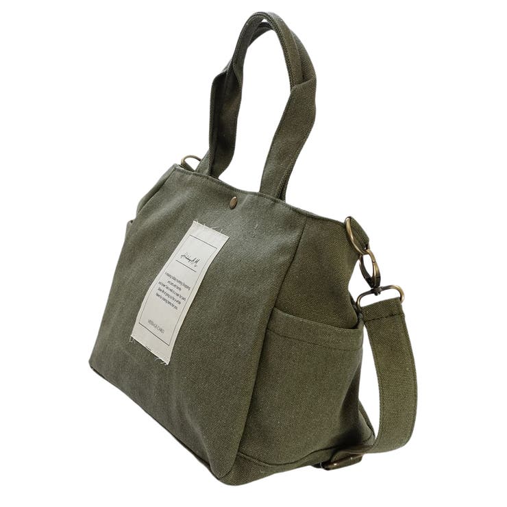 バッグ ショルダーバッグ メッセージラベル キャンバスバッグ | KEYS  | 詳細画像5 