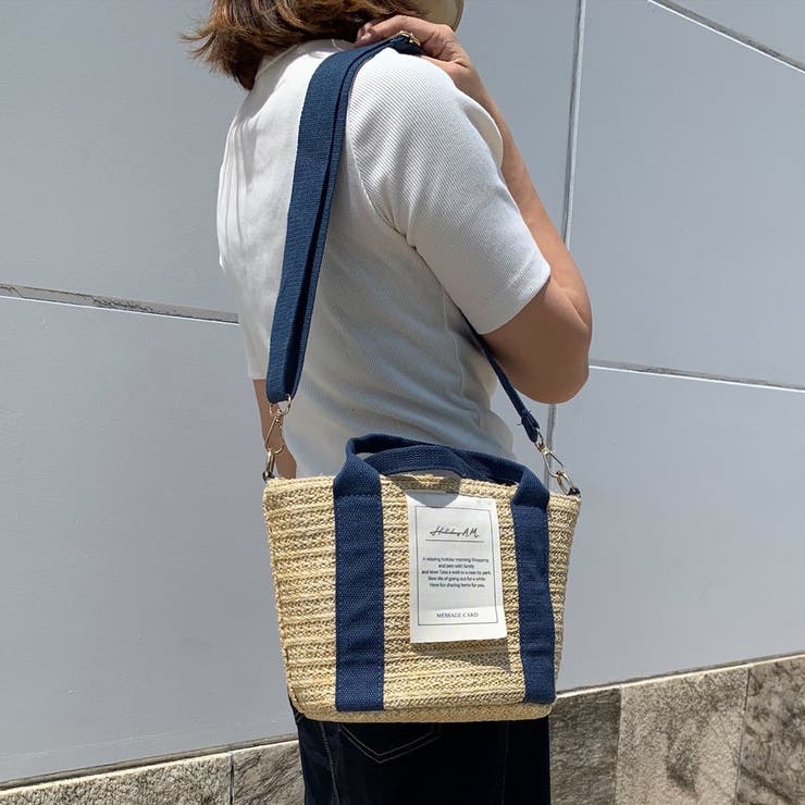 バッグ かごバッグ ショルダーバッグ トートバッグ 2WAY 巾着 カゴバッグ | KEYS  | 詳細画像3 