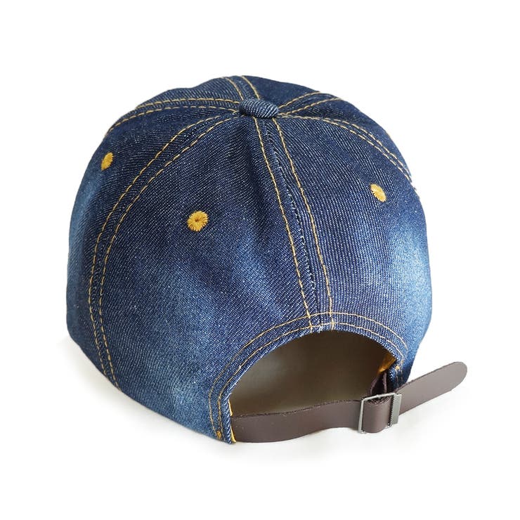 帽子メンズキャップダメージデニムシンプル野球帽レディースウォッシュ加工キーズKe… | KEYS  | 詳細画像5 