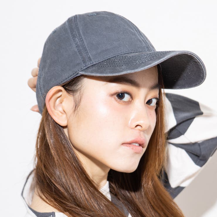 帽子メンズキャップシンプル野球帽レディースローキャップ無地ウォッシュ加工キーズK… | KEYS  | 詳細画像3 