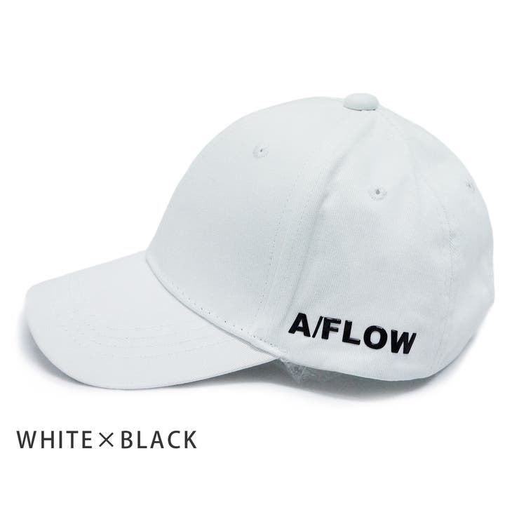 WHITE×BLACK | 帽子 キャップ ロゴ コットン メンズ レディース Aiming Flow | KEYS