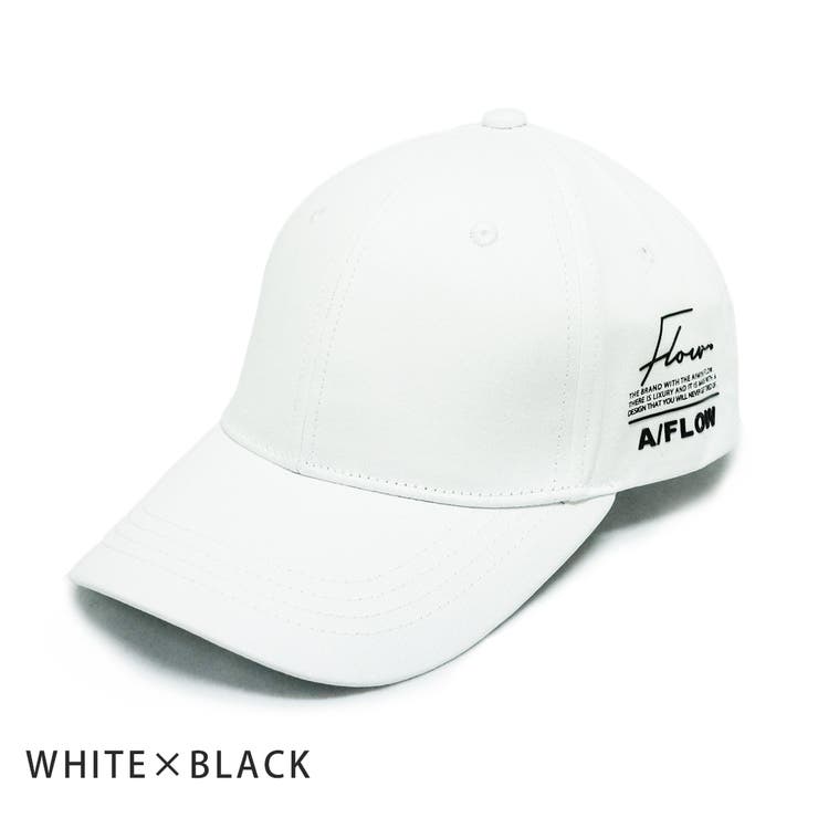 WHITE×BLACK | キャップ レディース メンズ 帽子 シリコンプリント Aiming Flow | KEYS