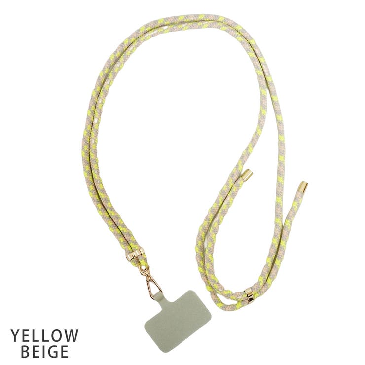 YELLOW BEIGE | スマホショルダーストラップ アクセサリー | KEYS 