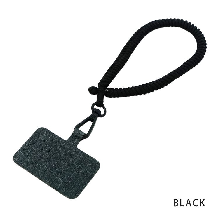 BLACK | スマホハンドストラップ スマホストラップ | KEYS