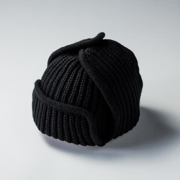 BLACK | FLIGHT KNIT CAP フライトニットキャップ | KEYS