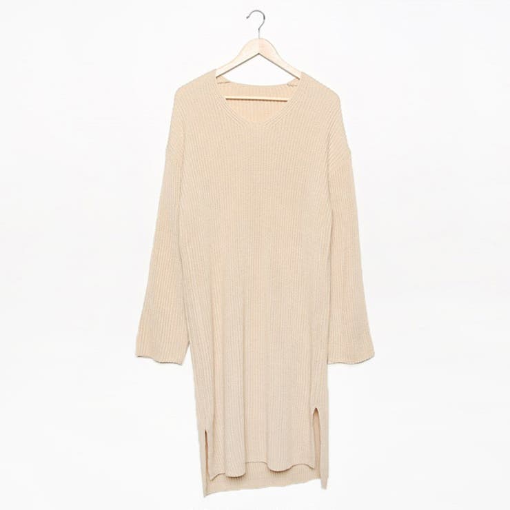 ブイハッチニットロングワンピース P000cicp 韓国 品番 Pagw Onny Shop オンニショップ のレディースファッション通販 Shoplist ショップリスト