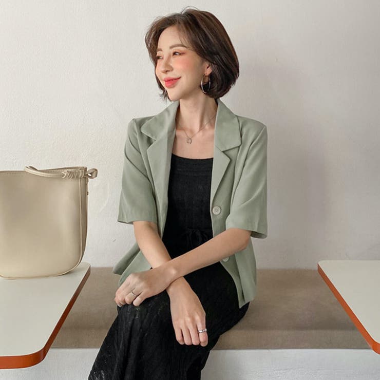 ソフトシングル半袖ジャケット P000cjyv 韓国 品番 Pagw Onny Shop オンニショップ のレディースファッション通販 Shoplist ショップリスト ソフトシングル半袖ジャケット P000cjyv 韓国 品番 Pagw Onny Shop オンニショップ のレディースファッション通販 Shoplist ショップリスト