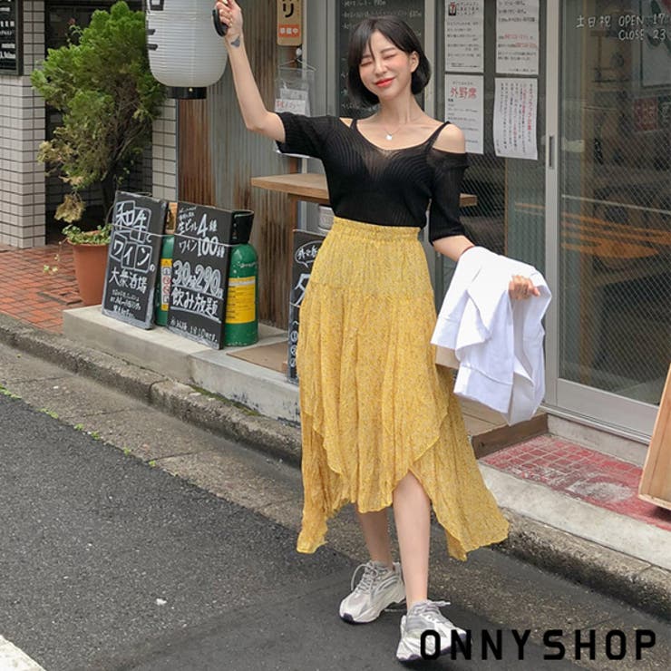 フラワーアンバランスクインクルスカート P000cbhm 品番 Pagw Onny Shop オンニショップ のレディースファッション通販 Shoplist ショップリスト