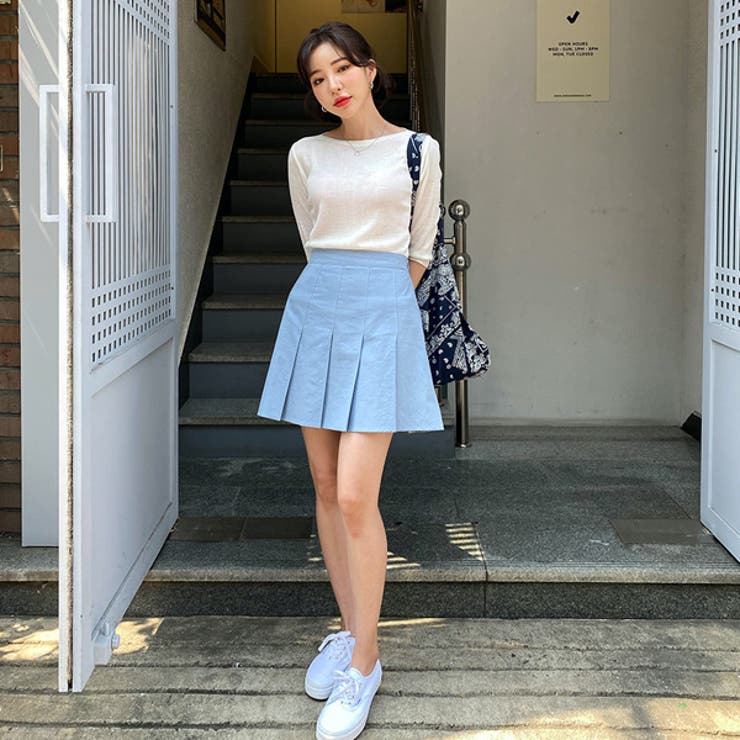 パステルコットンテニススカート P000cjgw 韓国 品番 Pagw Onny Shop オンニショップ のレディースファッション 通販 Shoplist ショップリスト