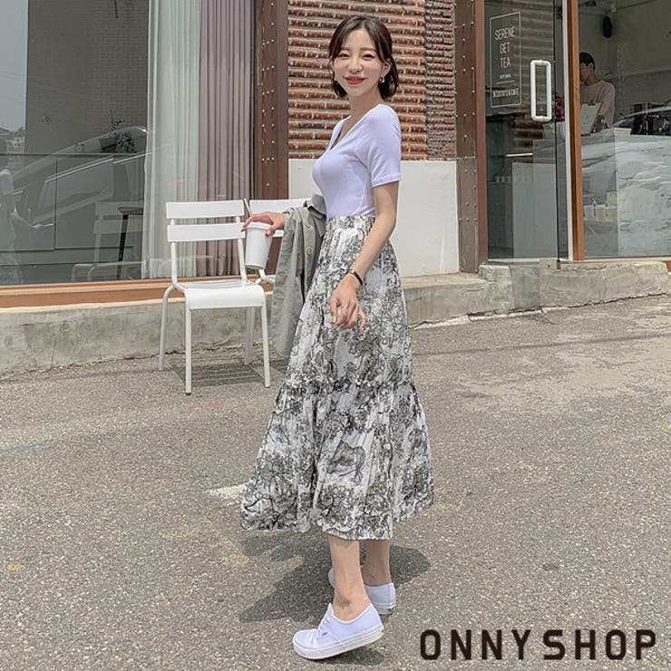 フェミニンティアードクリンクルロングスカート P000cbyi 品番 Pagw Onny Shop オンニショップ のレディース ファッション通販 Shoplist ショップリスト