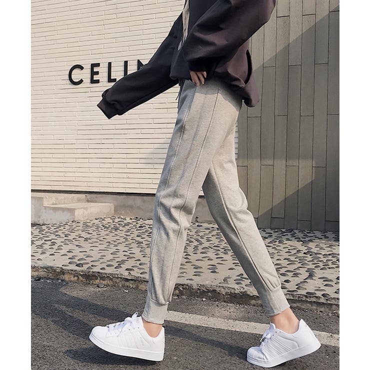グレー | 裏起毛スエットパンツ パンツ レディース | SHUSHU