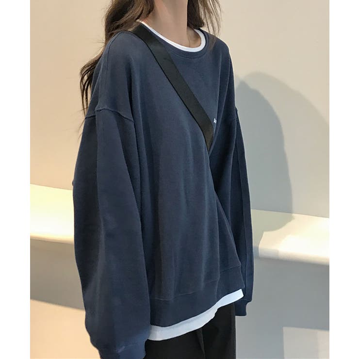 ワンポイントロゴクルーネックカットソー レディース トップス | SHUSHU | 詳細画像4 