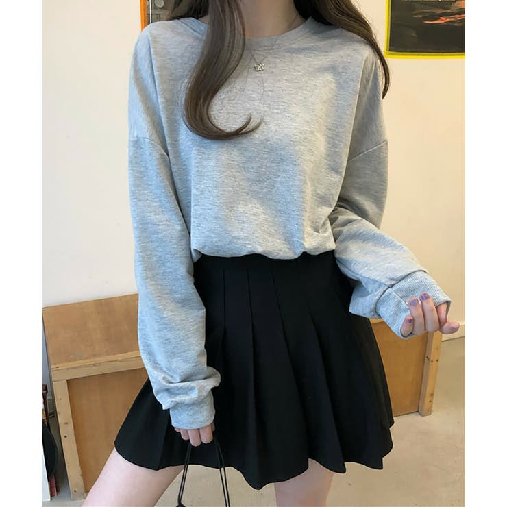 バックリボン長袖プルオーバーバックシャントップス レディース トップス | SHUSHU | 詳細画像1 