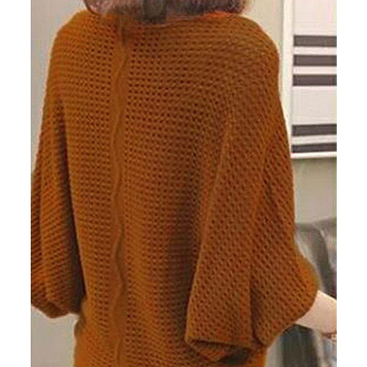 Vネックドルマンニット レディース F | SHUSHU | 詳細画像5 