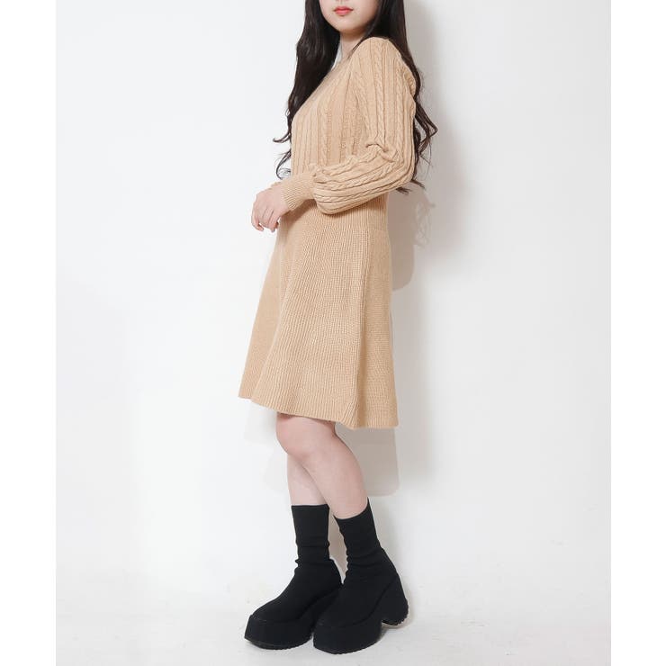 ニットワンピース レディース トップス | SHUSHU | 詳細画像9 